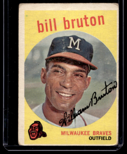 1959 Topps #165 Bill Bruton - NM