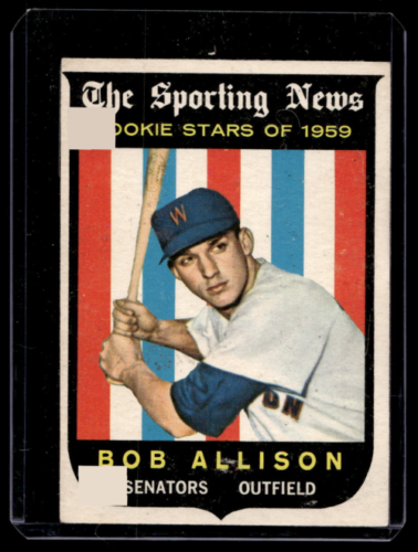 1959 Topps #116 Bob Allison RS RC - NM