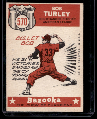 1959 Topps #570 Bob Turley AS - NM