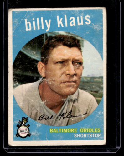 1959 Topps #299 Billy Klaus - NM