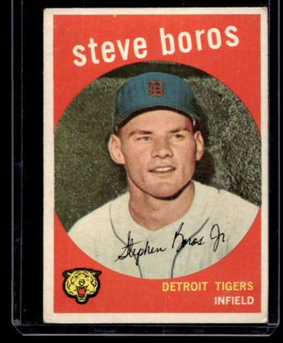 1959 Topps #331 Steve Boros - NM