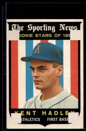1959 Topps #127 Kent Hadley RS RC - NM