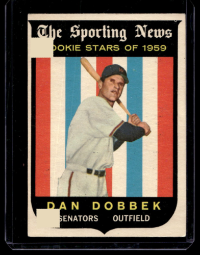 1959 Topps #124 Dan Dobbek RS RC - NM