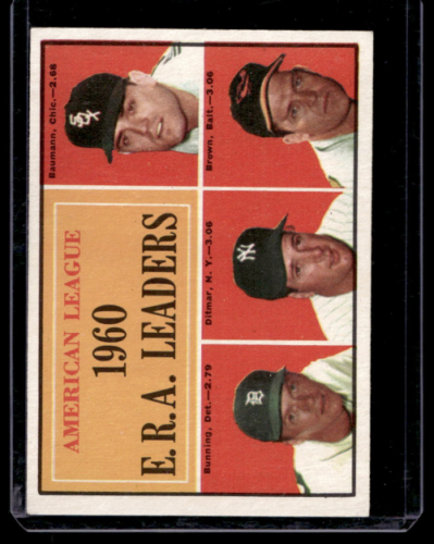1961 Topps #46 Frank Baumann Jim Bunning Art Ditmar Hal Brown - NM