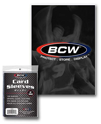 BCW Standard Card Sleeves - Penny Sleeves 2 5/8 x 3 5/8