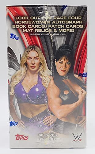 2021 Topps WWE Women's Division Hobby Box - 1 Autograph and 1 Relic Card Guaranteed - 60 Cards Per Box