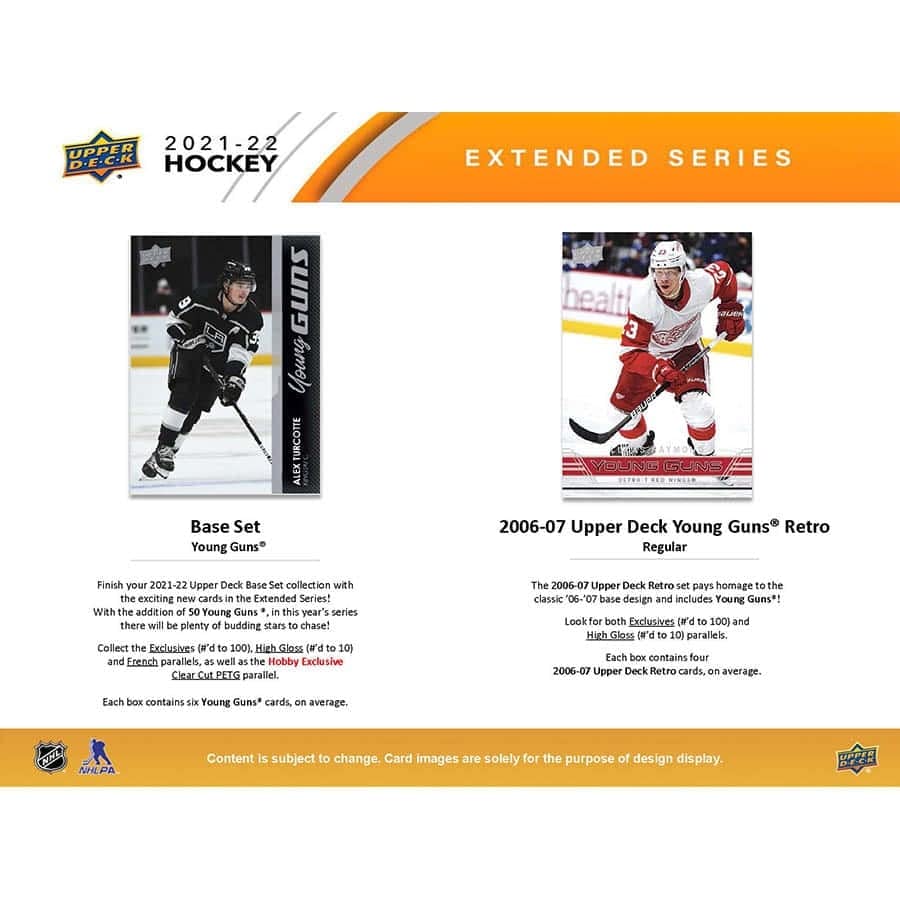 2021/22 Upper Deck Extended Series Hockey HOBBY box (24 pks/bx)
