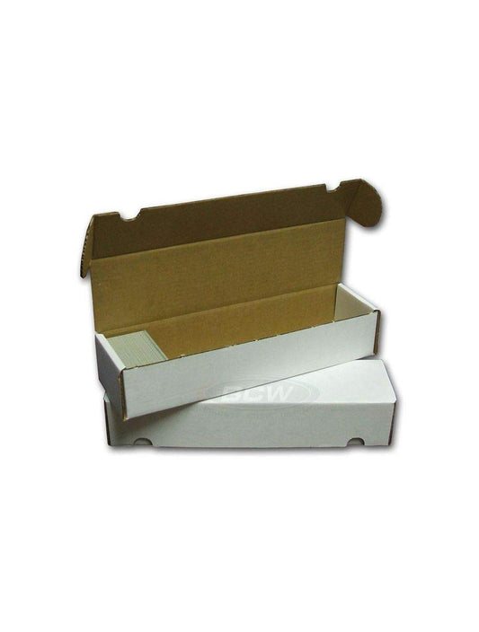 BCW 800 Count Trading Card Storage Box | Cardboard Organizer for Baseball, Basketball, Football Cards, MTG, Pokemon | Card Game Storage & Protection | Card Storage Box | Assembly Required