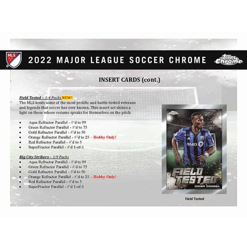 2022 Topps Chrome MLS Hobby BOX