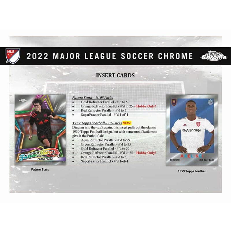 2022 Topps Chrome MLS Hobby BOX
