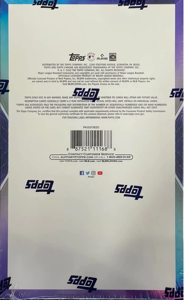 2022 Topps Cosmic Chrome Baseball Hobby Box