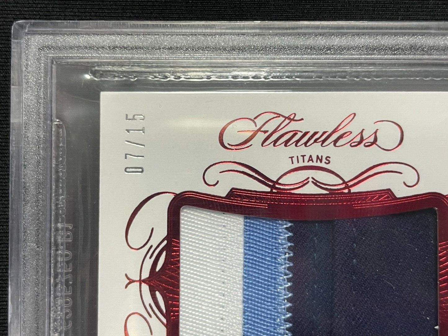 2021 Flawless AJ Brown Rookie 3 Color Patch Auto Beckett 9.5 Gem #'d/15