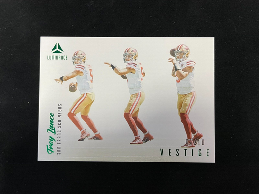 2022 Luminance Vestige Trey Lance /10