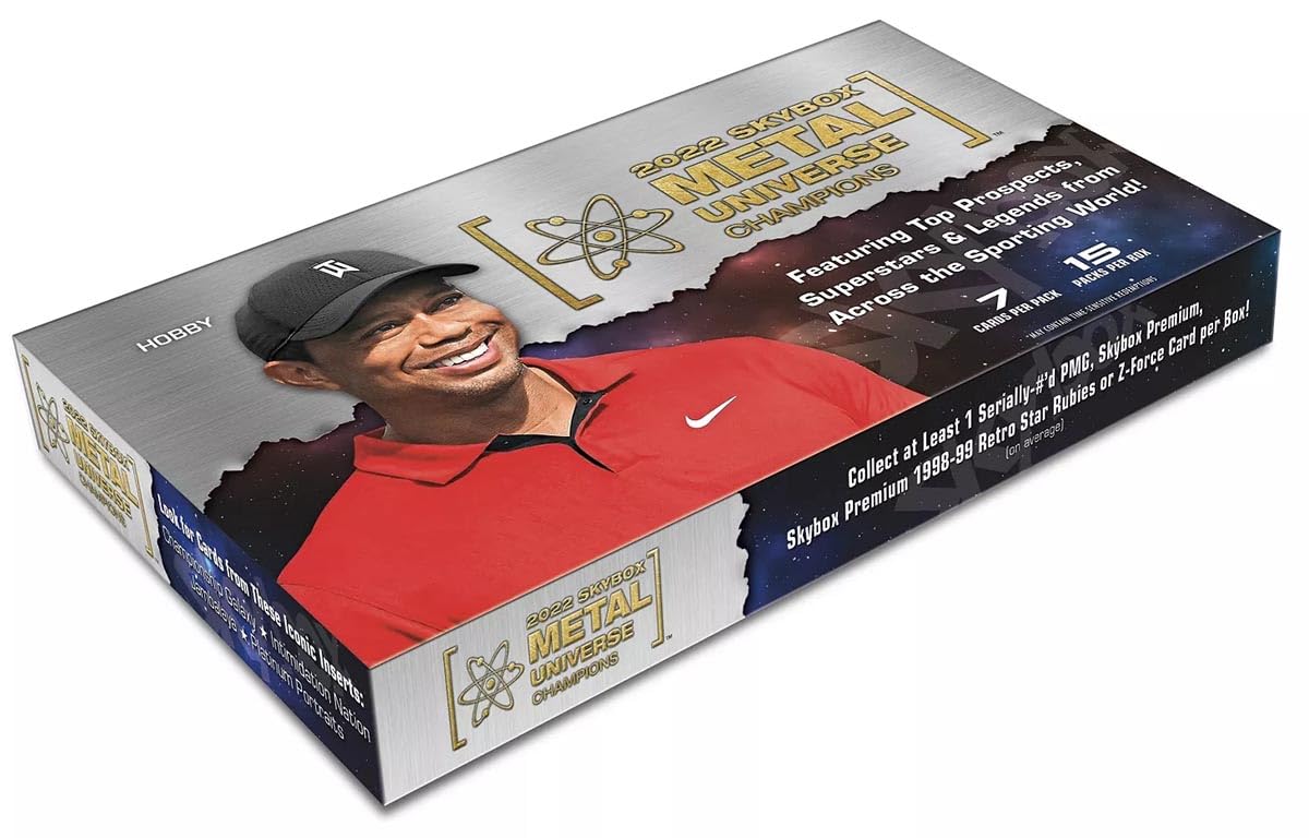 2022 Upper Deck Skybox Metal Universe Champions HOBBY box (15 pks/bx)