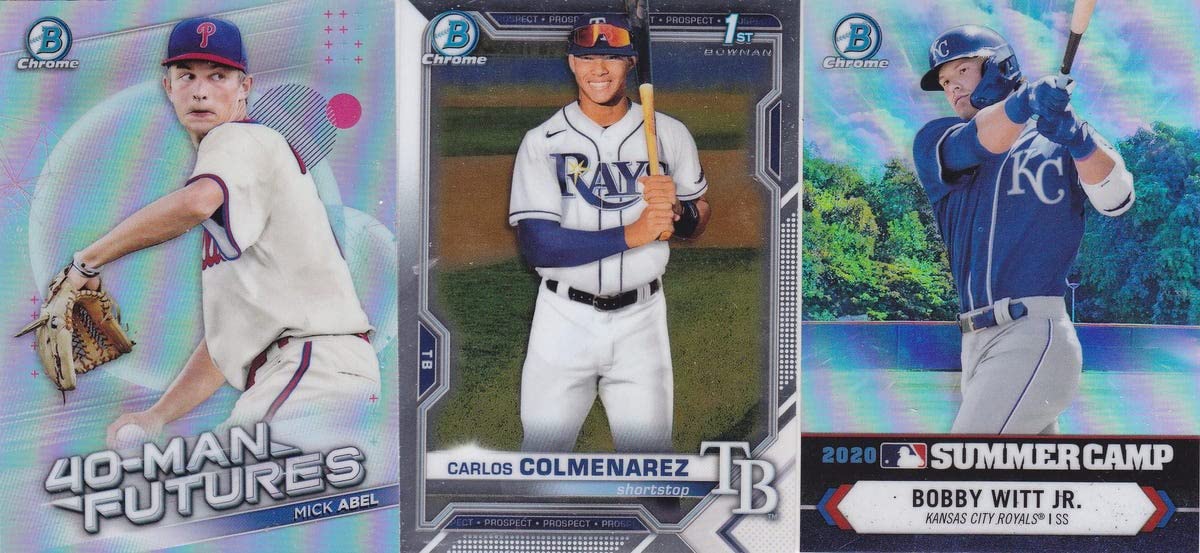 2021 Bowman Chrome Baseball Lite Box: 10 Packs/5 Cards