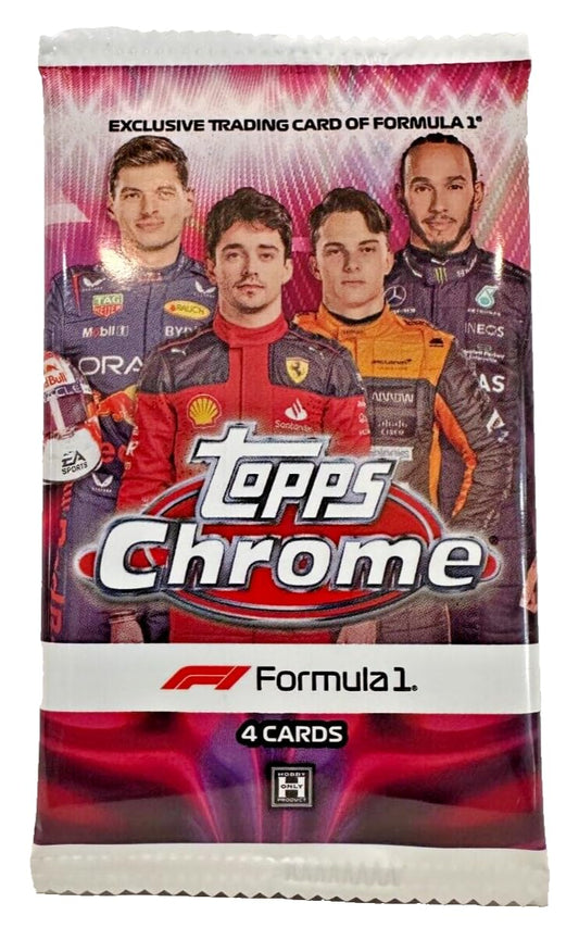 2023 Topps Chrome Formula 1 Racing (Formula 1) F1 Hobby Pack