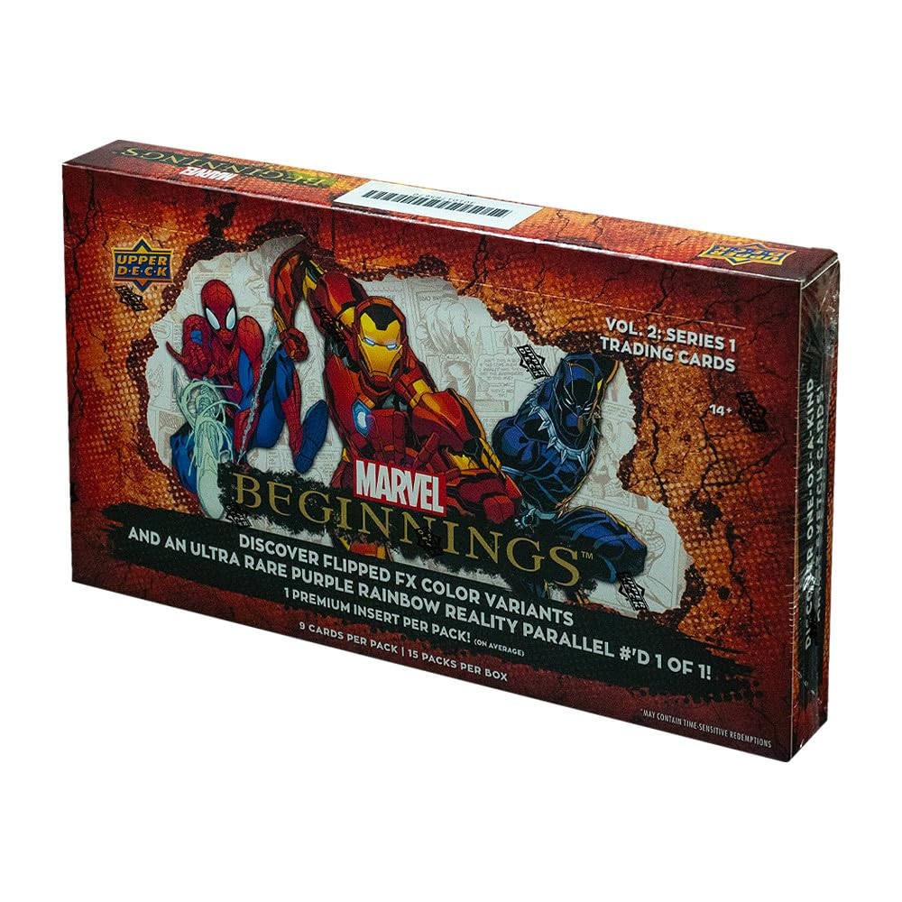 2022 Upper Deck Marvel Beginnings: Volume Two Series One Trading Card Box