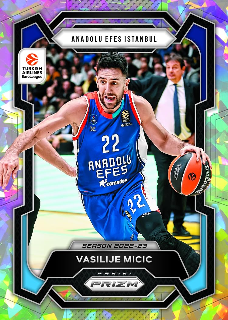 Panini 23-24 Euroleague Prizm Basketball Trading Cards