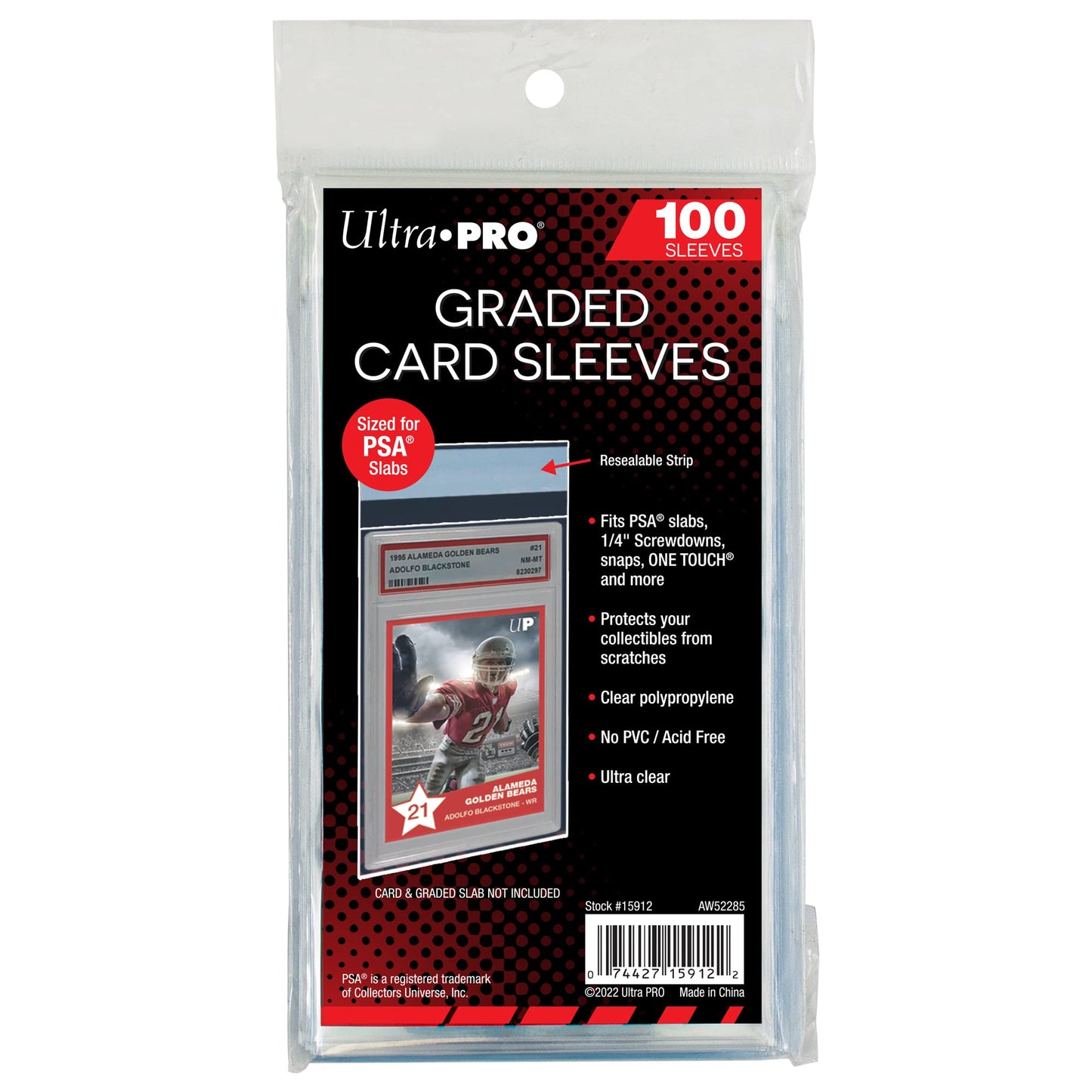 Beckett Graded Card Sleeves - Platinum Protectors - 100 Ct