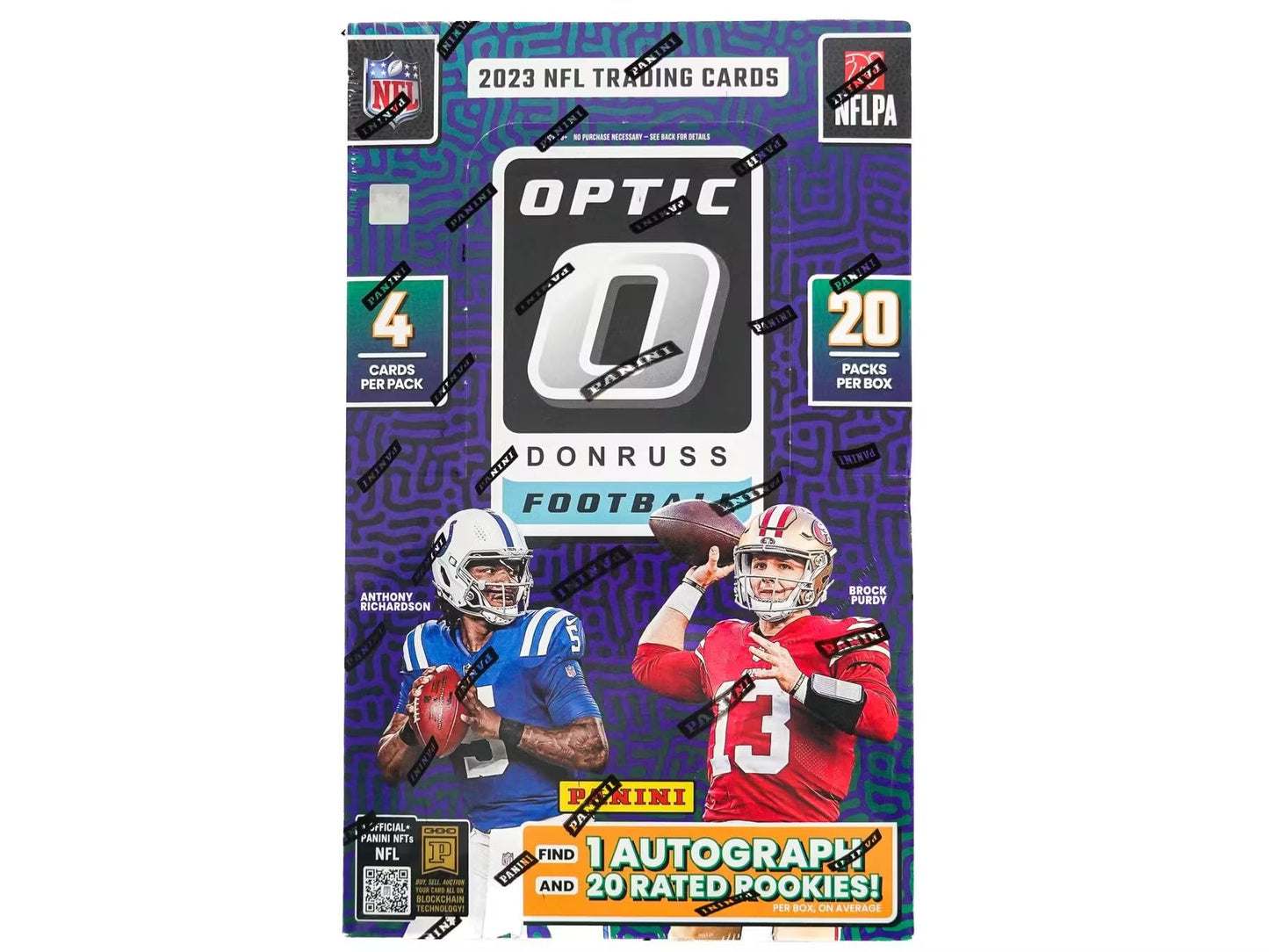 2023 Panini Donruss Optic Football Hobby 1 Autograph Per Trading Card Box