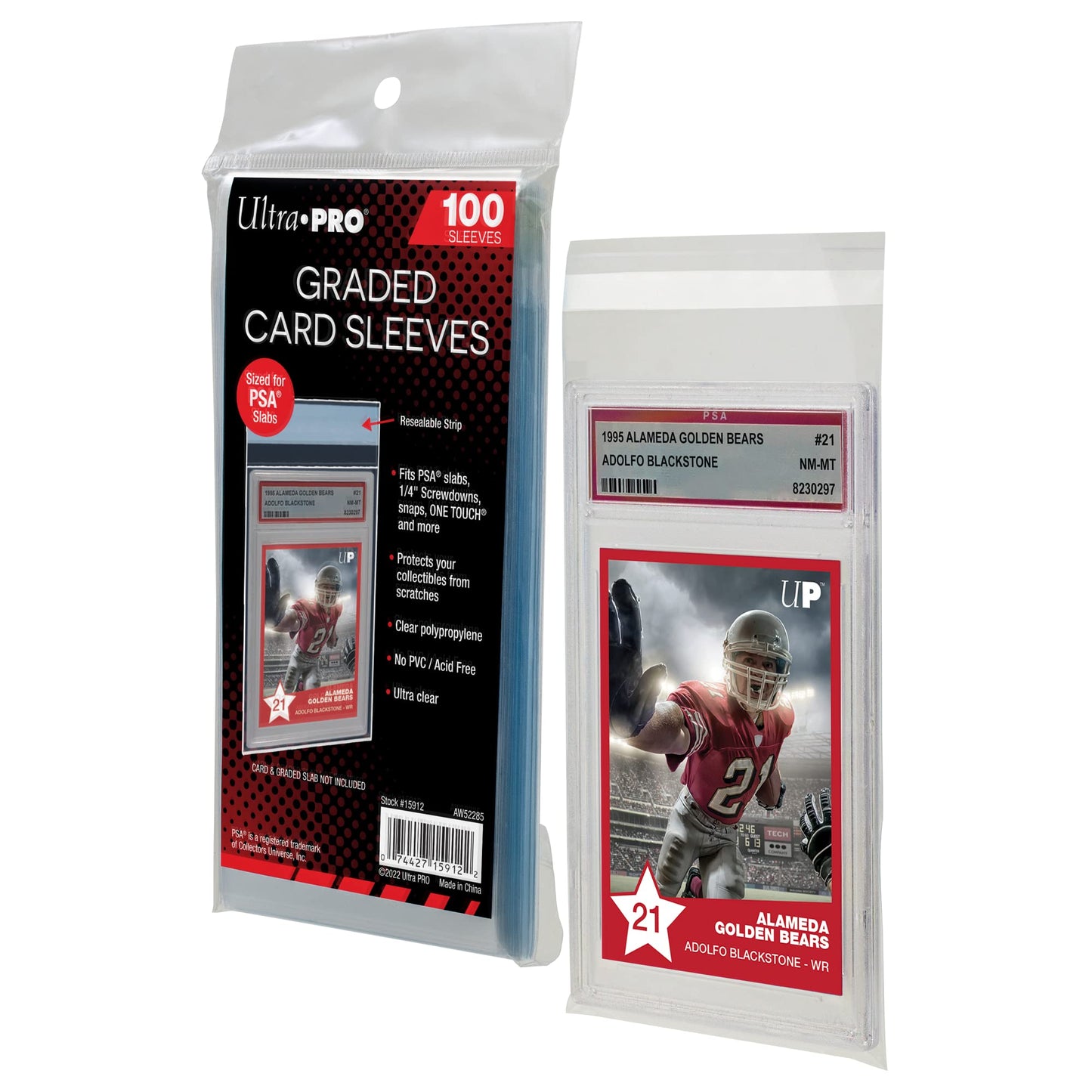 Beckett Graded Card Sleeves - Platinum Protectors - 100 Ct