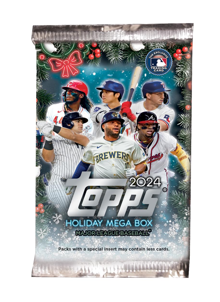 Topps 2024 Holiday Baseball Factory Sealed Mega Box - Baseball Wax Packs