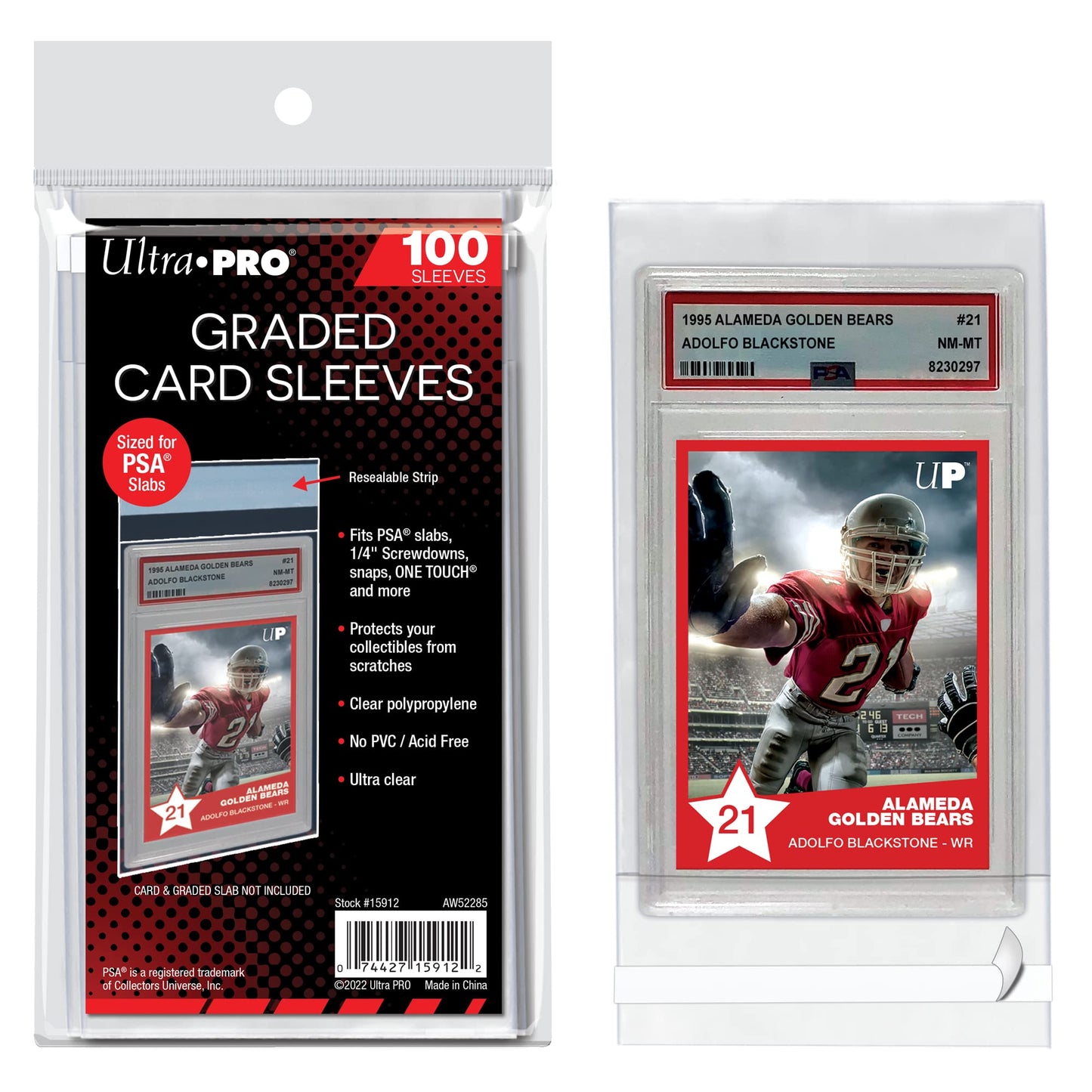 Beckett Graded Card Sleeves - Platinum Protectors - 100 Ct
