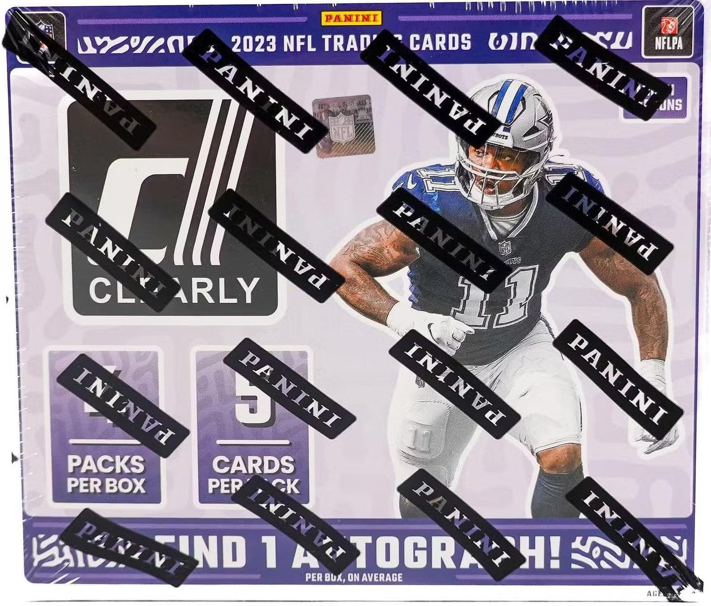2023 Panini Clearly Donruss NFL Football HOBBY Box 1 Autograph Per Trading Card Box