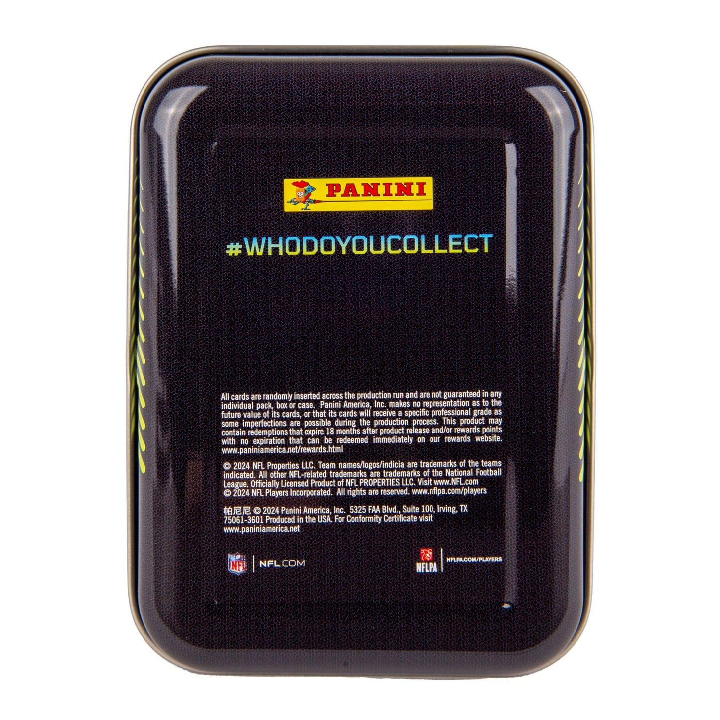 2024 Panini Donruss Football NFL Football Trading Cards Tin