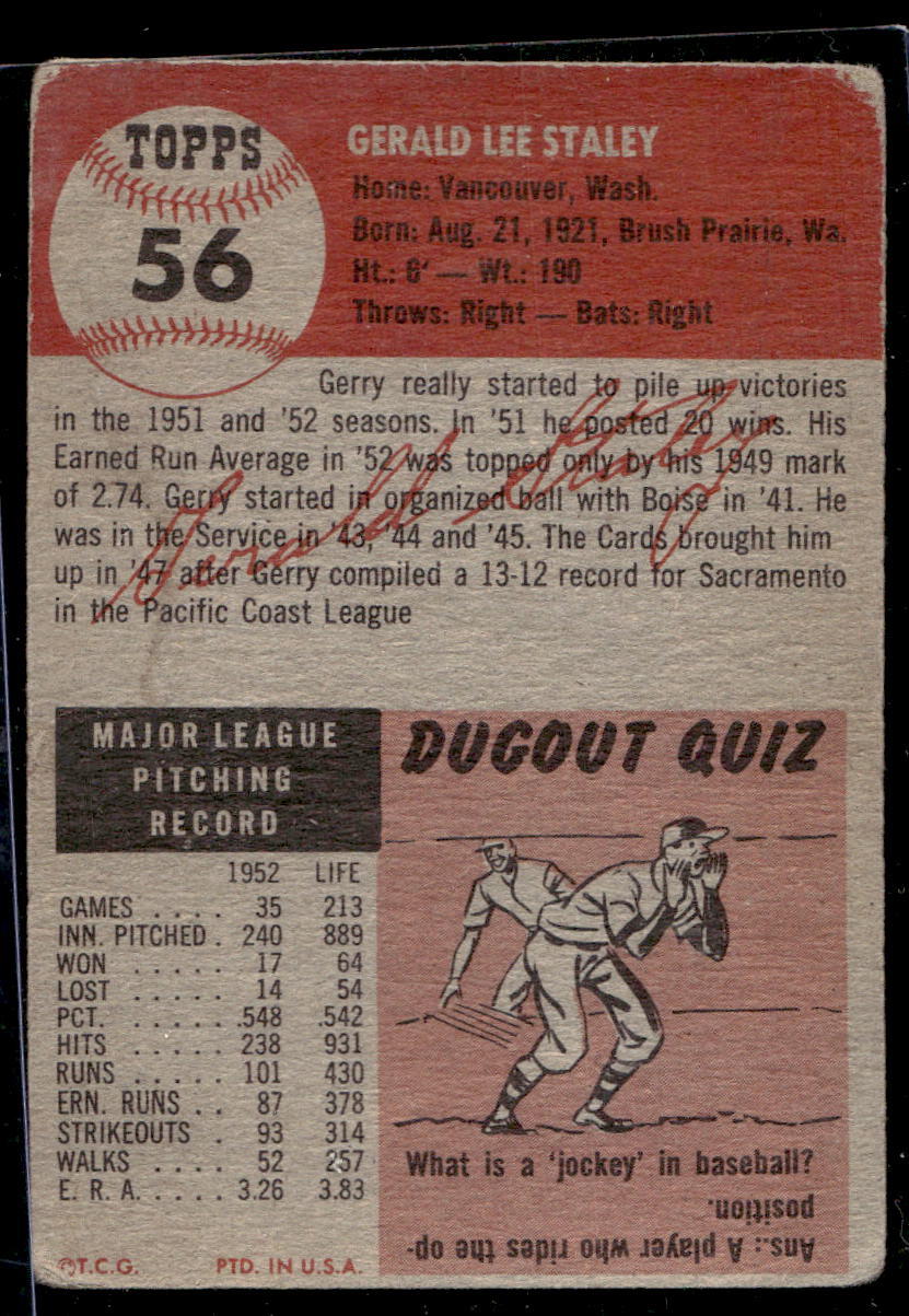 1953 Topps #32 Clyde Vollmer - VG