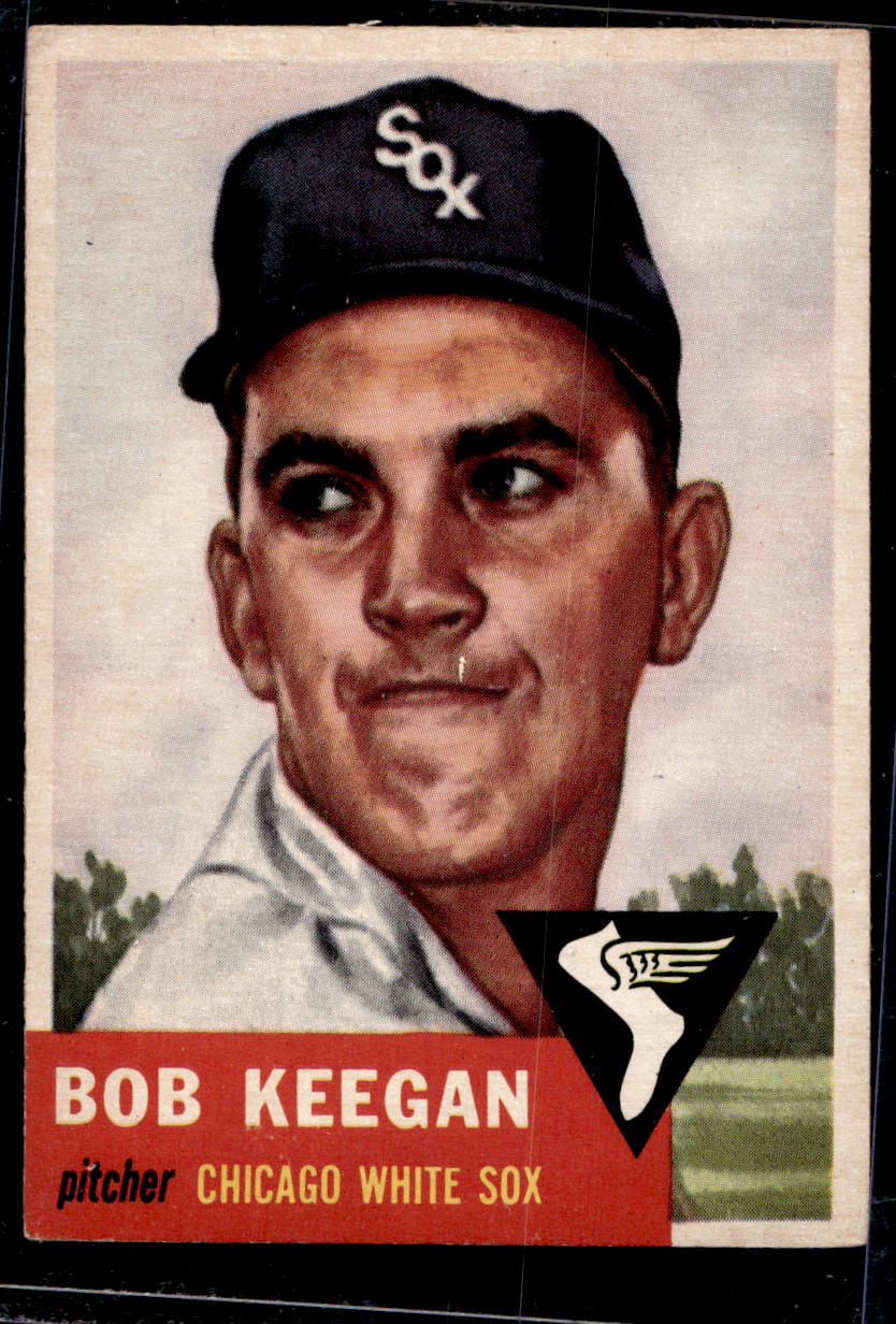 1953 Topps #196 Bob Keegan RC - VG