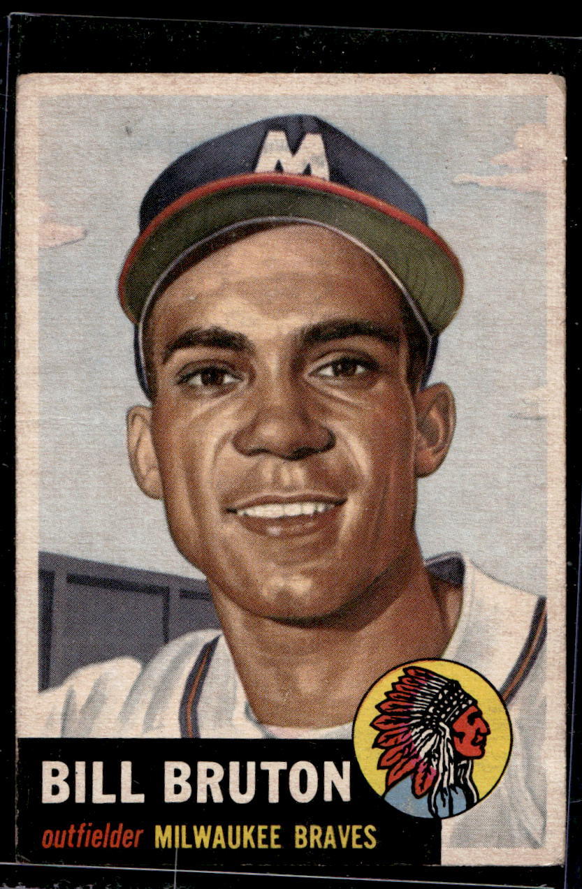 1953 Topps #214 Bill Bruton RC - VG