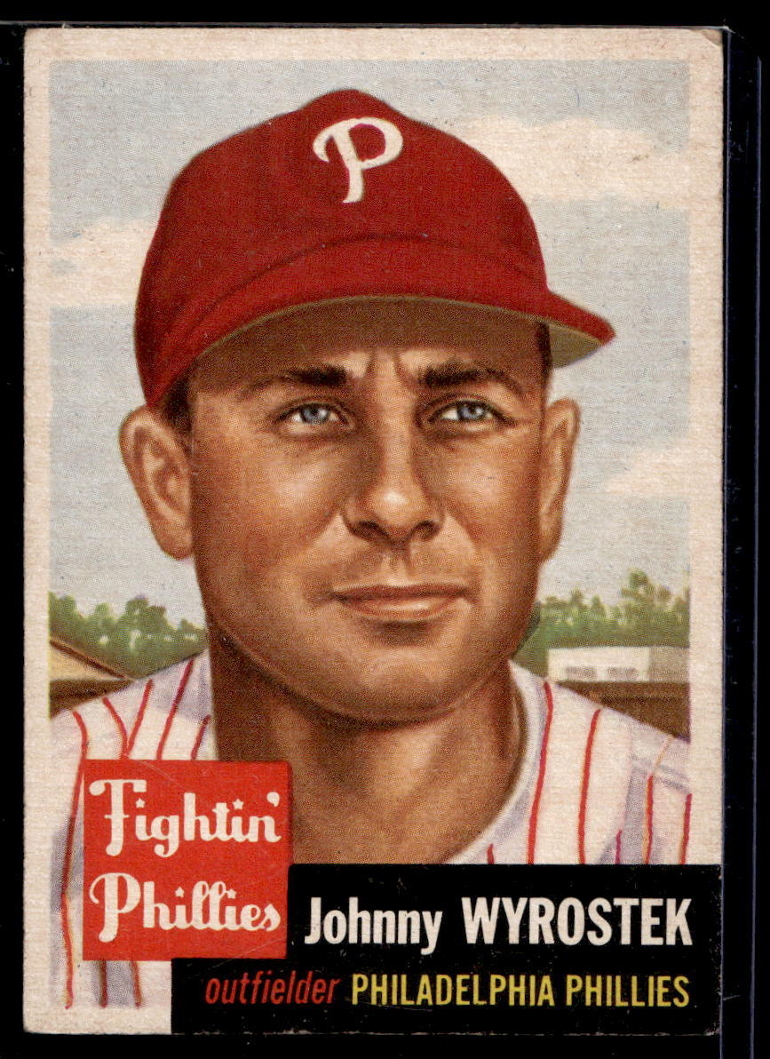 1953 Topps #79 Johnny Wyrostek - VG-EX