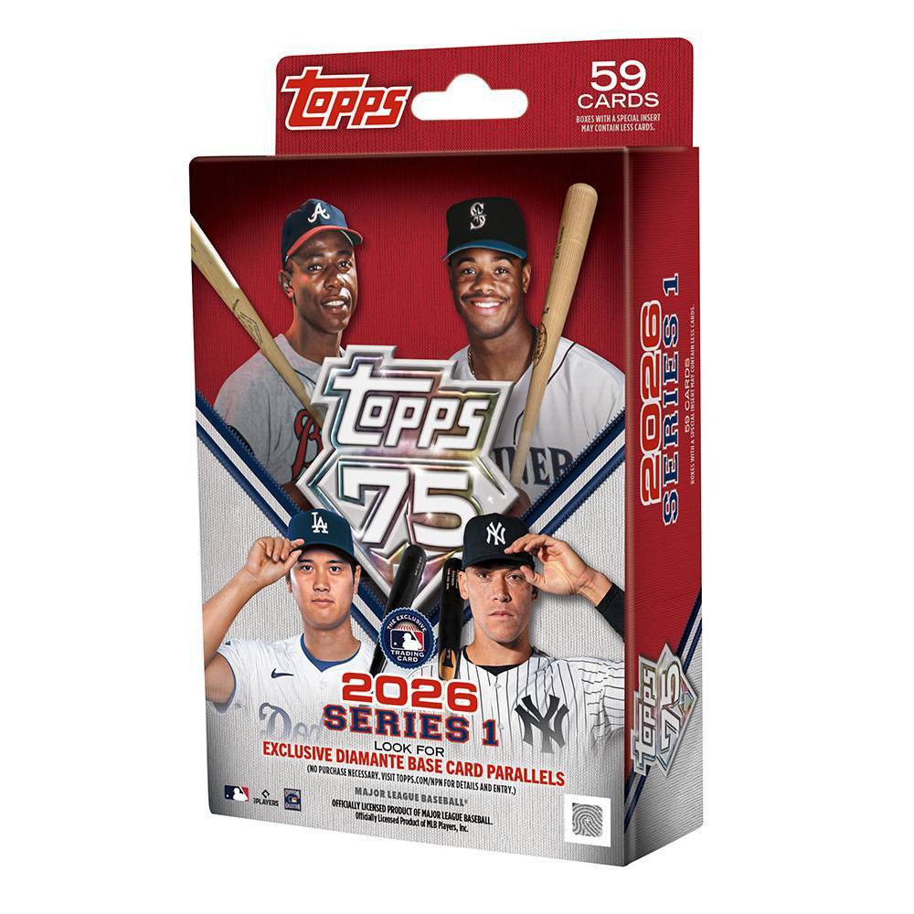 2026 Topps MLB Series 1 Baseball Trading Card Hanger Box