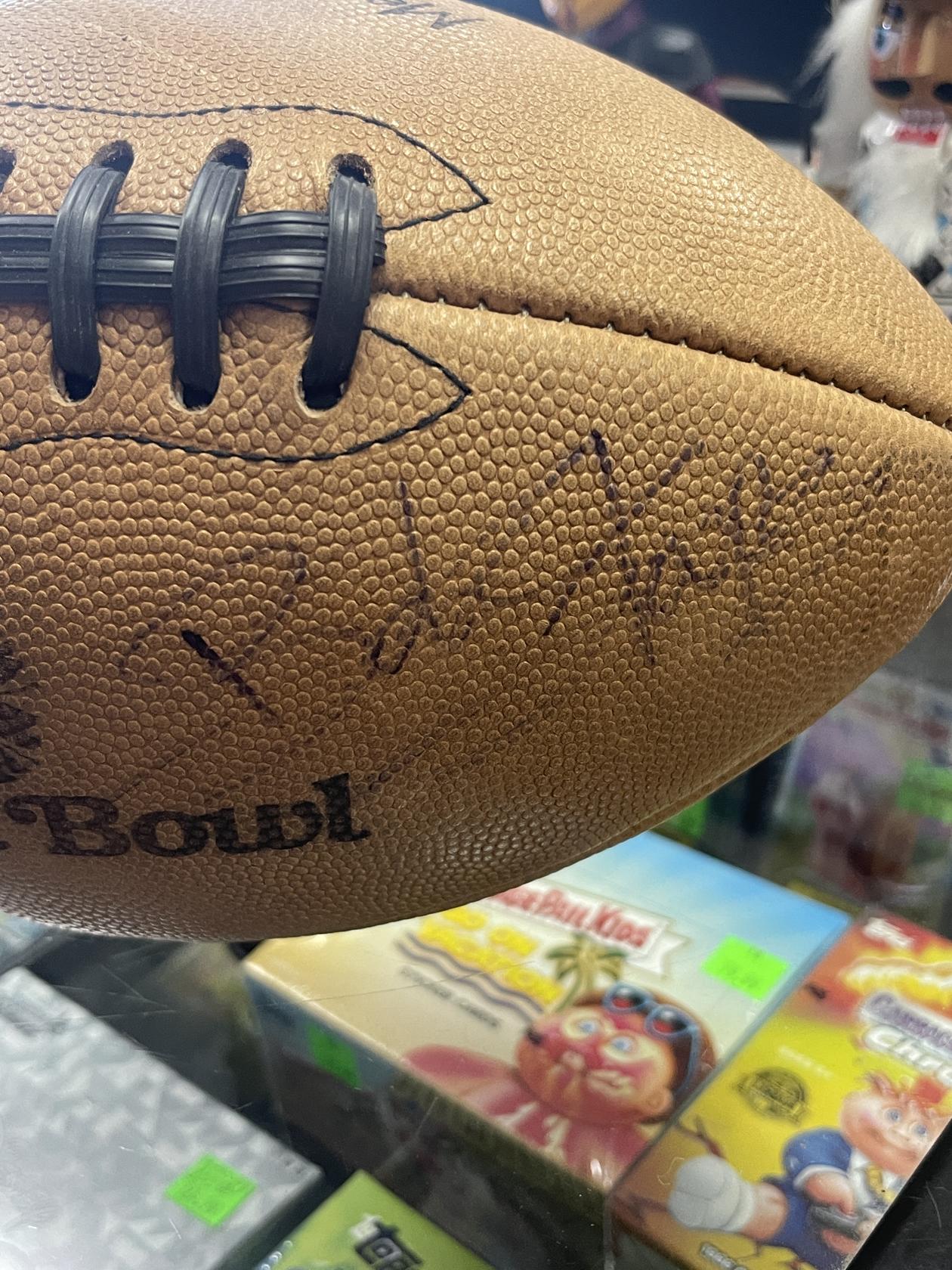 Bob Stoops Autographed Fiesta Bowl Football | BoxSeat Collectibles