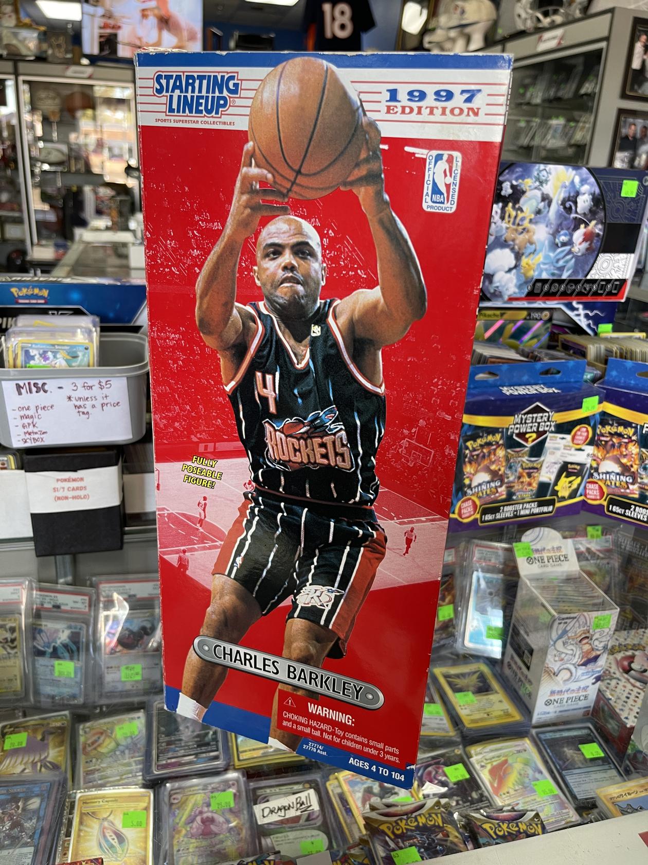 Charles Barkley Starting Lineup Collectible Figurine Houston Rockets