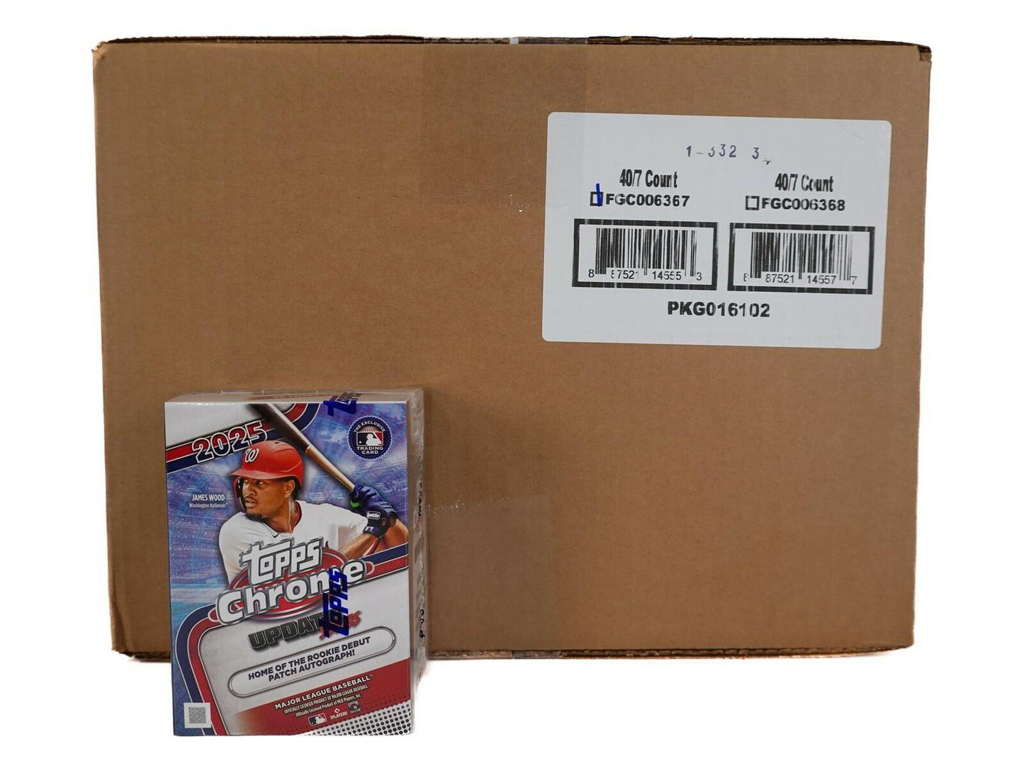 2025 Topps CHROME UPDATE BLASTER 40 BOX CASE