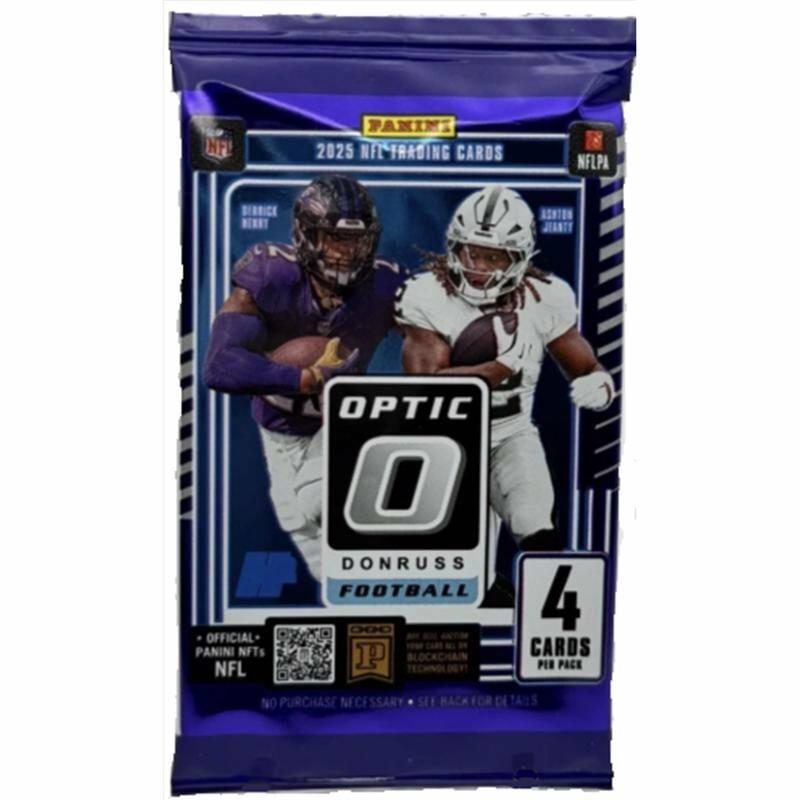 9125085 Donruss Optic Football Retail Pack Trading Cards - 4 cards