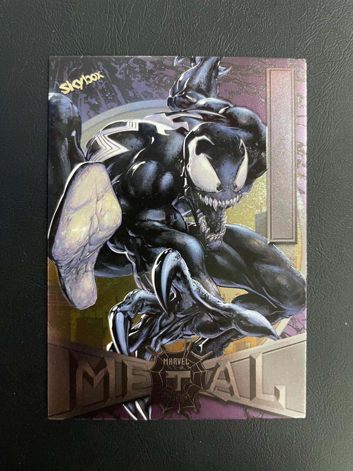 2021 Upper Deck Skybox Marvel Metal Universe Spider-Man VENOM #93