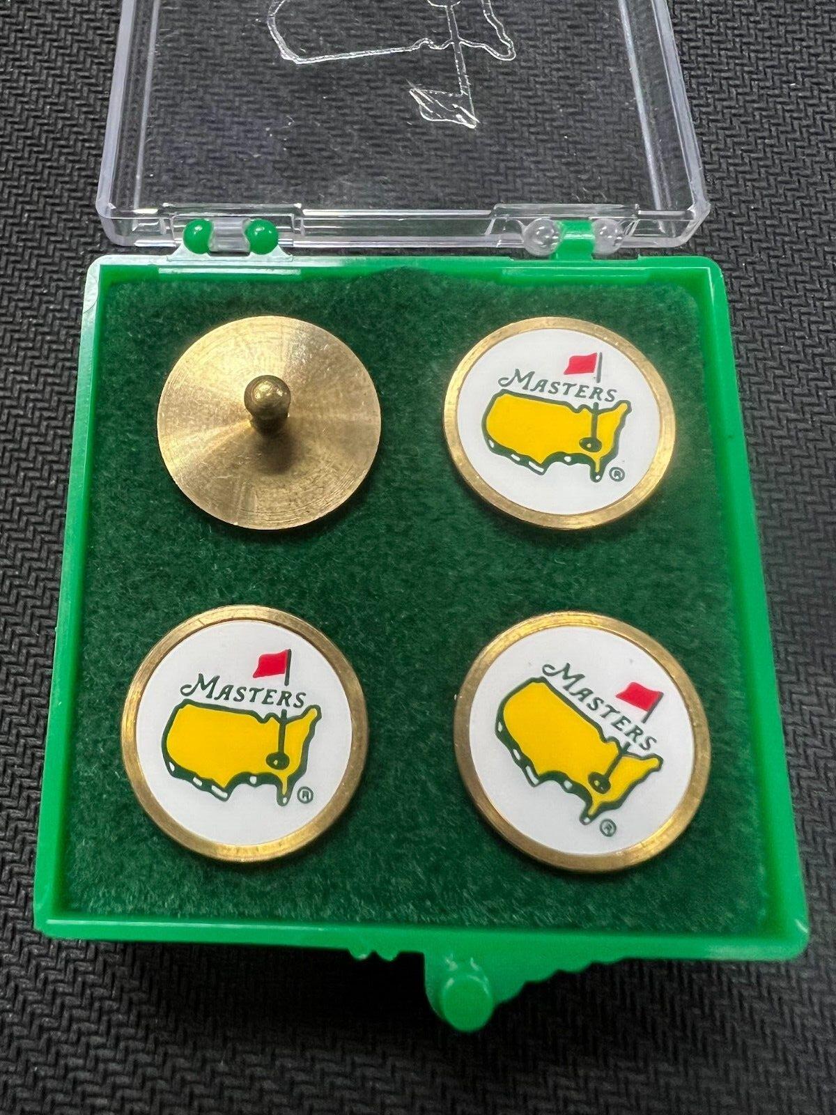 The Masters Tournament Ball Markers 4 Pack Green Great Gift Idea