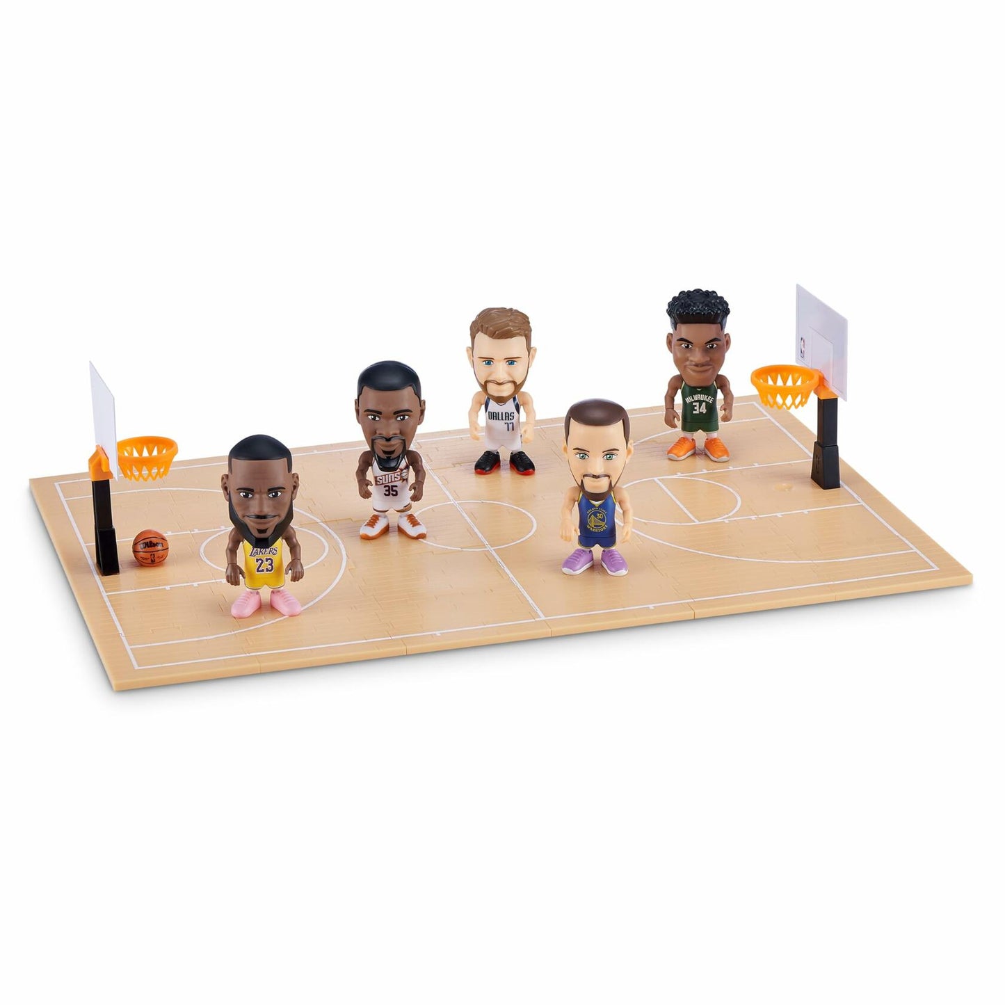5 Surprise NBA Ballers Series 1 by ZURU, Collectible Mystery Capsule, Toy for Girls, Realistic Miniature Baby, Playset and Accessories