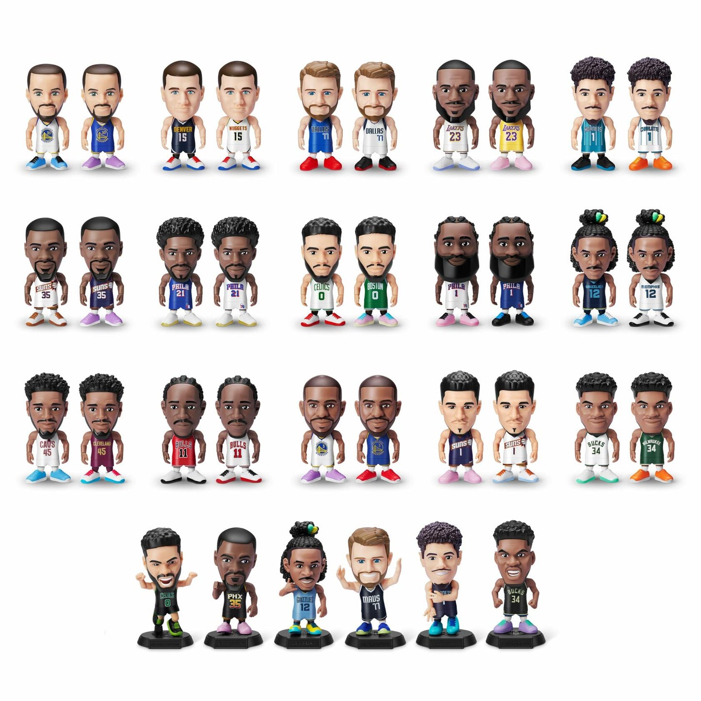 5 Surprise NBA Ballers Series 1 by ZURU, Collectible Mystery Capsule, Toy for Girls, Realistic Miniature Baby, Playset and Accessories