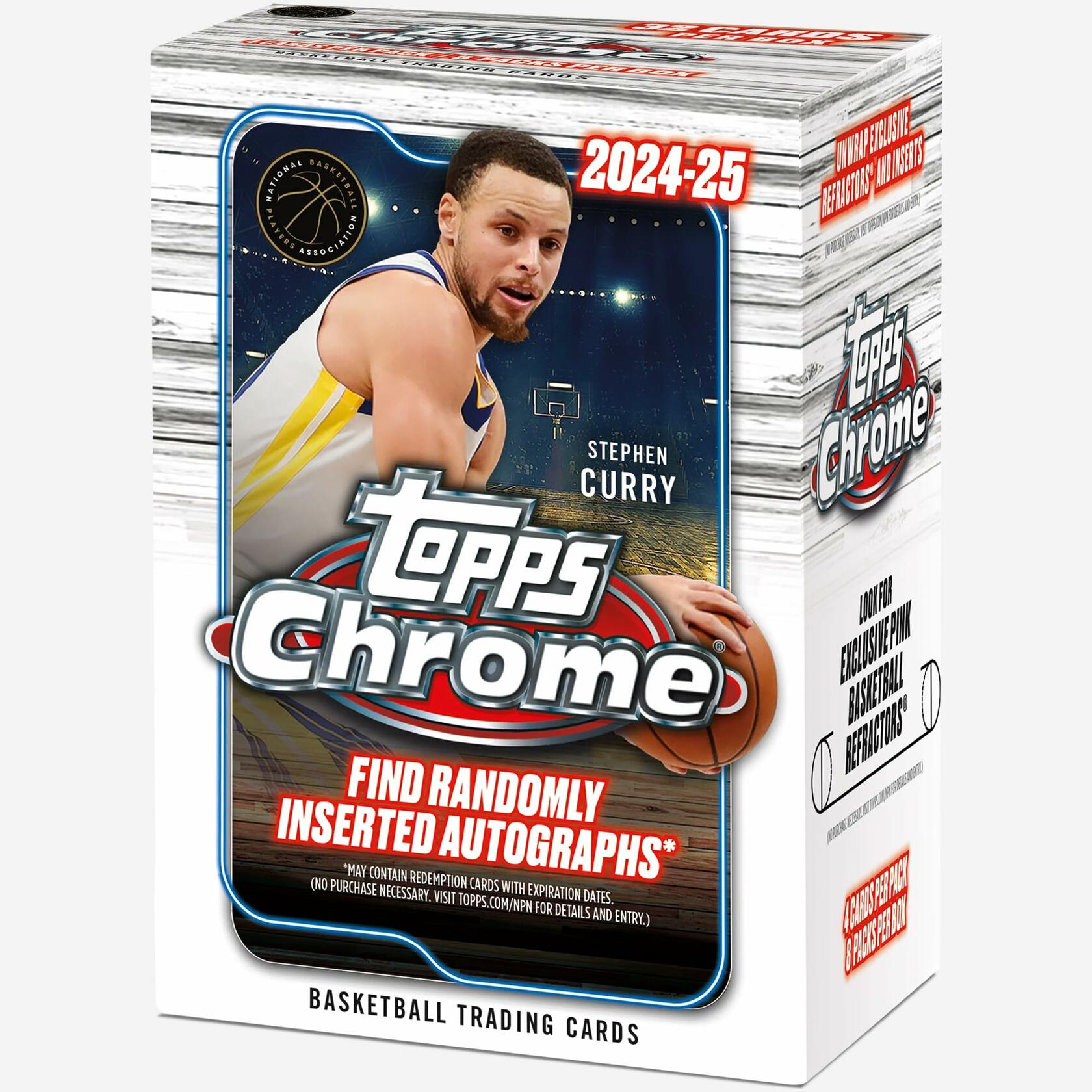 2024-25 Topps Chrome Basketball Blaster Box – BoxSeat Collectibles