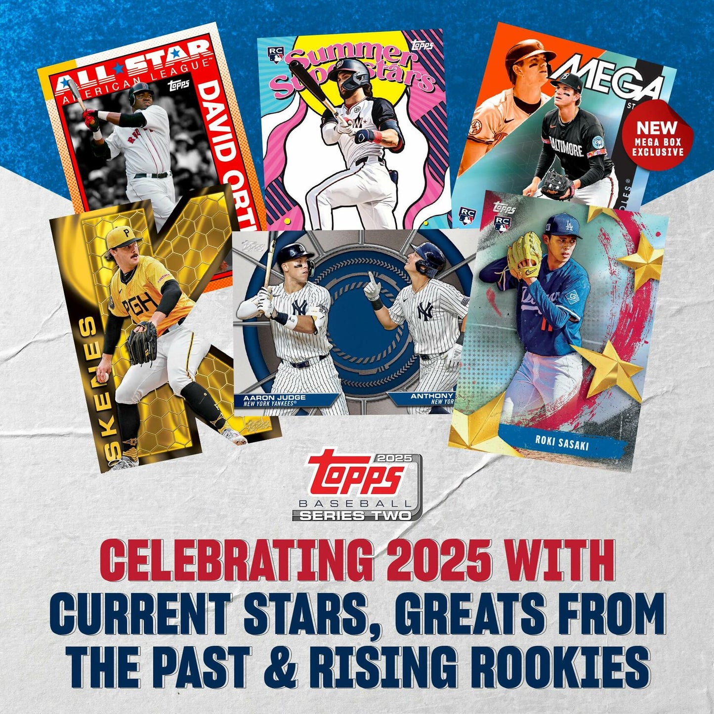 2025 Topps Baseball Series 2 - Factory Sealed - Mega Box