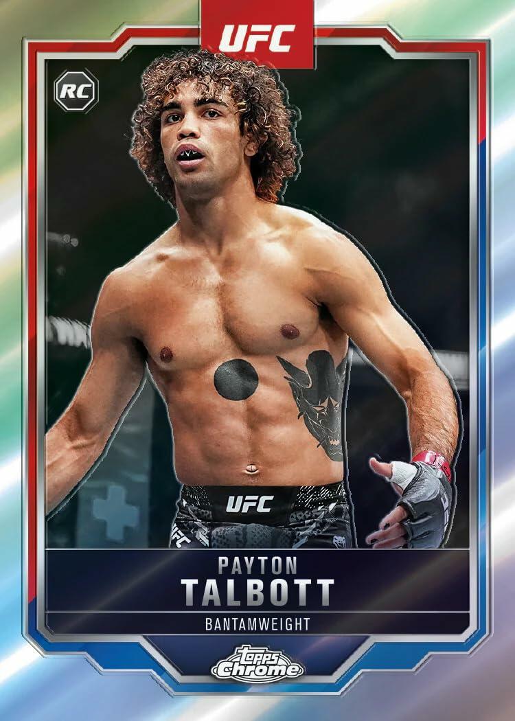 New 2025 Topps Chrome UFC MMA Hobby Box Trading Cards Guarantees 2 Autograph