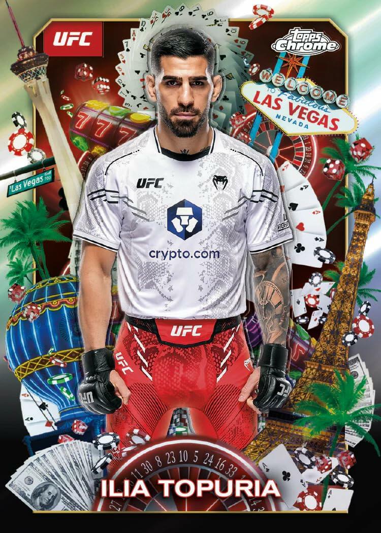 New 2025 Topps Chrome UFC MMA Hobby Box Trading Cards Guarantees 2 Autograph