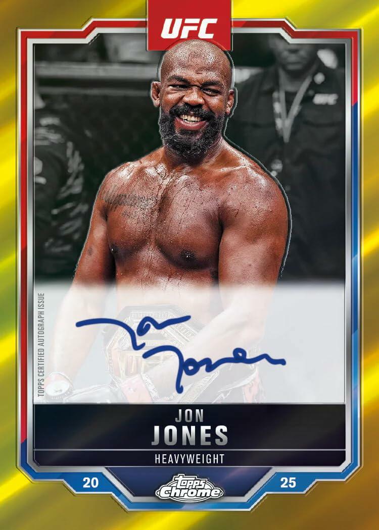New 2025 Topps Chrome UFC MMA Hobby Box Trading Cards Guarantees 2 Autograph