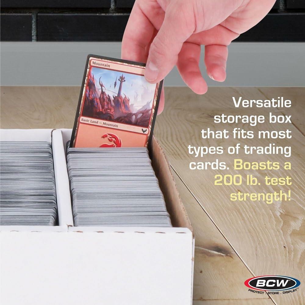 BCW Super Monster 5 Row, Corrugated Cardboard, Storage Box for Sports/Trading Cards (Holds 5000 Cards)