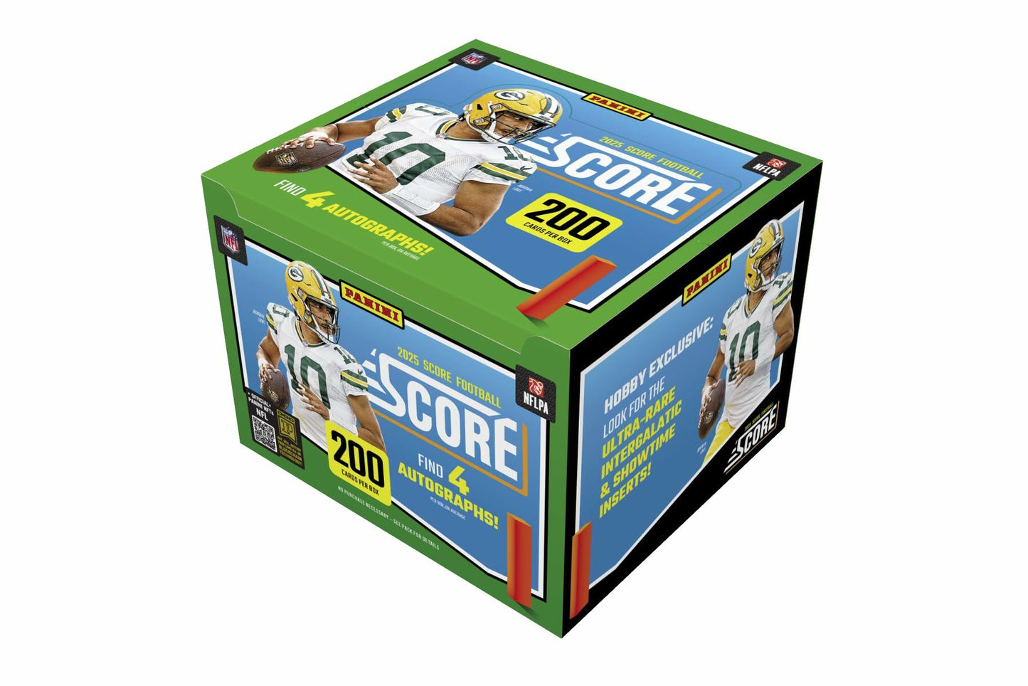 2025 Panini Score Football Hobby Trading Card Box (Four Autographs Per Hobby Box)