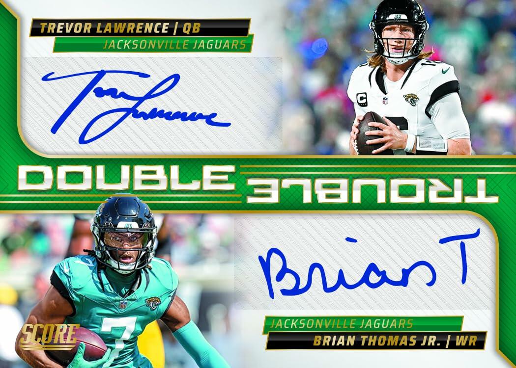 2025 Panini Score Football Hobby Trading Card Box (Four Autographs Per Hobby Box)